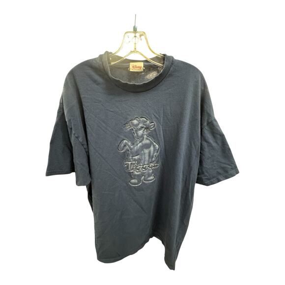 Disney Other - VINTAGE Disney Store Men XL Blue Tigger Graphic Print Pullover Cotton USA 90s
